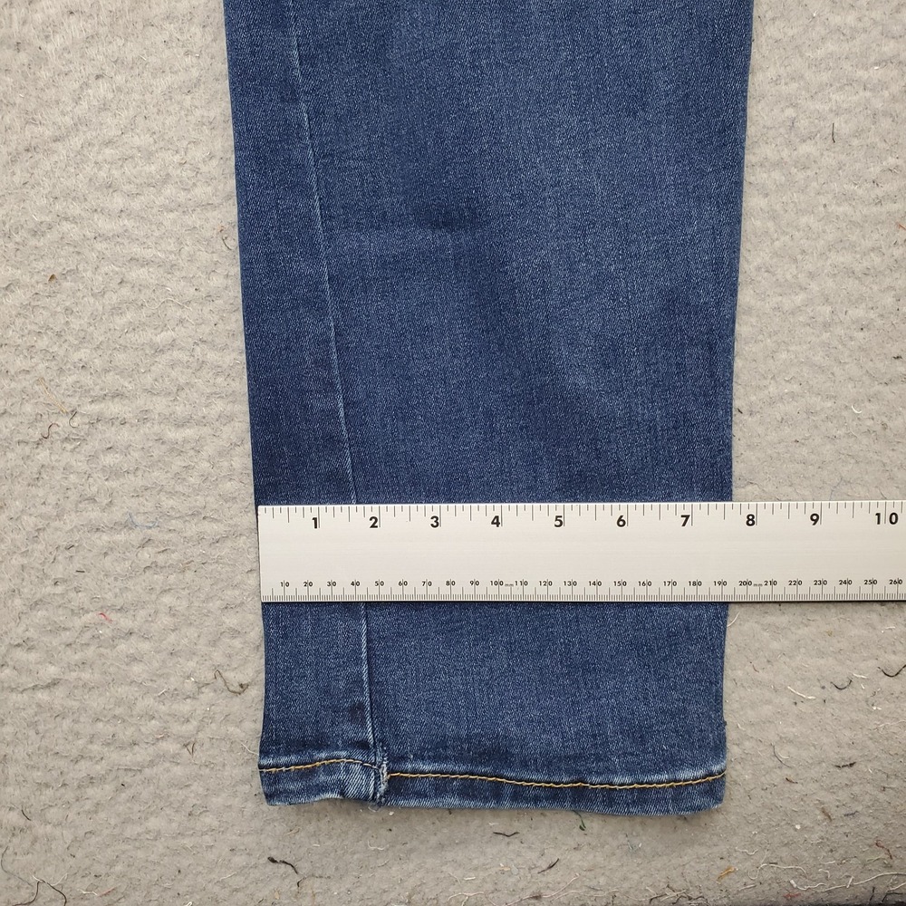 Levi's 502 Jeans Mens 38x32 Blue Denim Medium Wash Straight Leg 5-Pocket Design - Picture 5 of 11